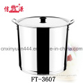 Stainless Steel High Water Bucket (FT-3607)